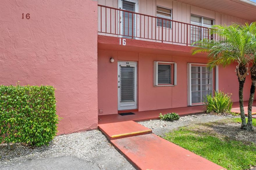 This lovely first-level two-bedroom, two-full-bath home equipped with central air and a washer and dryer inside the unit is steps away from Golfs Edge's private pool. The unit is currently tenant occupied until 04/30/2023. The property is located in Century Village, a 55+ gated community in West Palm Beach, known for its luxurious recreational facilities and social living at its best!