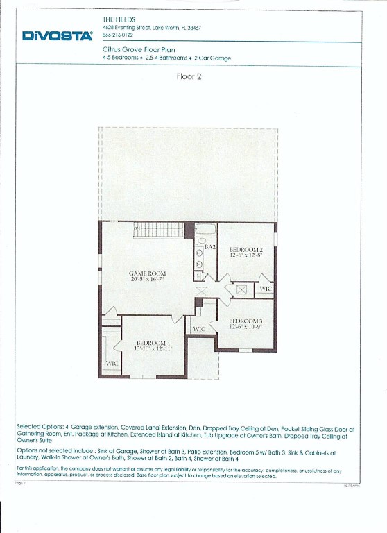 Fields/Gulfstream Polo PU - Residential
