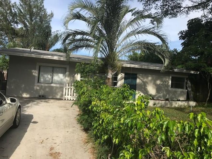 NO REO NO short sale! A bright & lovely partially remodeled 2/1 home with a pool & a large backyard! Nice large living room with a big window, brand new SS kitchen appliances, new A/C, new light fixtures, home was just freshly painted on the outside & inside. Tile floors throughout. This is great for an investor as well! Taking highest & best offer by July 5 at 5pm.