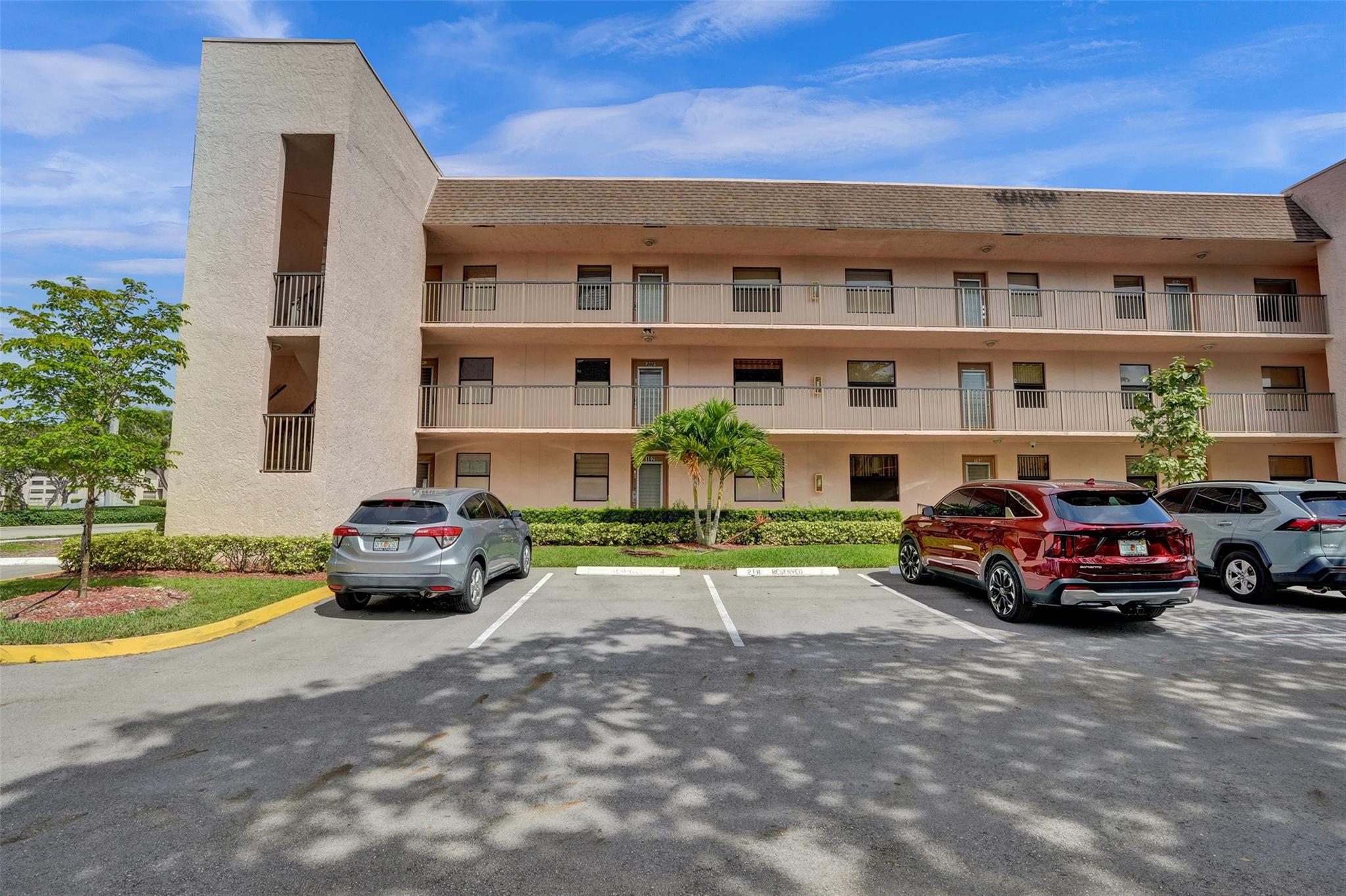 Perfect Winter Escape in Sunrise’s Sought After 55+ Community! This spacious 2 bedroom, 2 bathroom second floor condo offers peaceful garden views from your private screened in patio. With generous living areas and great bones, this unit is ready for your personal updates and a little TLC to make it shine. Ideal for snowbirds or year round residents, this active community features a heated pool, fitness center, clubhouse, tennis and pickleball courts, billiards, and regular social events. Maintenance includes cable, water, and internet for easy living. Conveniently located near shopping, dining, and major highways. Priced to sell so bring your vision and don't miss this opportunity to own in Sunrise Lakes!