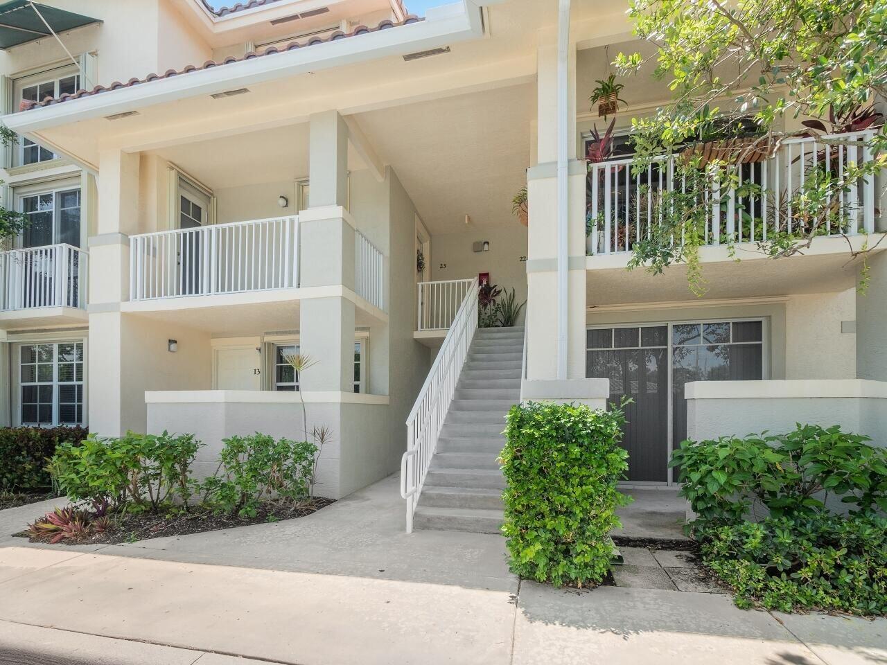 Available Now Seasonal RentalSun-filled, corner, 2-story 3, bed/3 full bath TURNKEY FURNISHED condo in the heart of Abacoa! 2 spacious front and rear balconies and & Juliet Balcony. Stainless steel appliances, granite counters, high seating and eating nook in kitchen. Impressive Liv Room with soaring ceiling, sliders to balcony and stunning wide plank floors. Just off dining area, 1 bedroom w/ full bath finish off the main level. Upstairs are 2 bedroom suites. The MBR has a Juliet Balcony, oversized walk-in closet and private bath with dual sinks and soaking tub. Enjoy the Comm'y fitness center and pool and many restaurants, shops and live entertainment Abacoa has to offer. Roger Dean Stadium, Abacoa Golf Club, Scripps, Max Plank, Alton Town Center 5 mins to I-95 - 11 Mins Juno Beach Pie