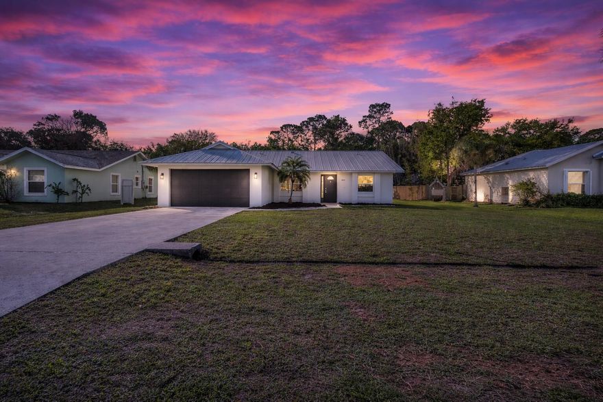 Beautifully renovated 3-bedroom, 2-bath concrete block home available for rent in a highly desirable Port St. Lucie neighborhood! This move-in ready property features a brand-new metal roof, fully updated interior, and brand-new appliances throughout. Enjoy a bright open layout with modern finishes, spacious bedrooms, and stylishly remodeled bathrooms. Conveniently located close to shopping, dining, parks, and just a short drive to the beach. (Appliances are not pictured in the current photos but have already been purchased and will be installed prior to move-in.) Don't miss the opportunity to live in this beautifully upgraded home in one of the area's most sought-after communities!