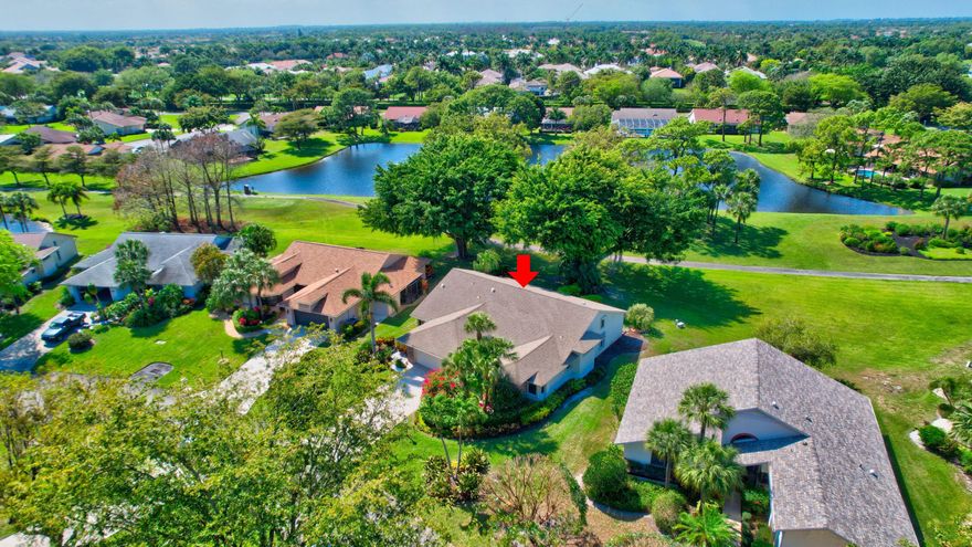 Rare Seculded Estate Home w/ Views of a Lake & a Butterfly Garden in Our 55+ Country Club*Our Natural Beauty Includes a Par 60 Challenging Golf Course, 160 Acres of Lush Landscaping, & Dozens of Birds Along our 15 Lakes*Our Ultimate Lifestyle has NO Annual Dues w/ Endless Fun*Only a Capital Contribution for the buyer at Closing*This home has a Spacious Great Room, Vaulted Ceilings, Large Enclosed Patio & Ample Areas for Entertaining*All New Bathrooms & Laminate Floors throughout*Take in the Florida Sunshine in this Large Open Backyard w/ Room to BBQ*Boca Delray's Location is close to Both Downtowns of Boca & Delray, the Beach & Both Airports*A Sensational Club at a Sensible Price*A Real Gem!
