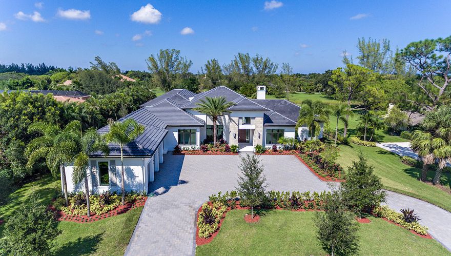 Come preview this spectacular new construction estate  in Steeplechase! Situated on a stunning acre+ property in a fabulous location on a beautiful interior street.  Over 7,000 square feet all on one story with exquisite finishes.  5 bedrooms plus a den, a huge Clubroom/Game Room or could be converted into a media room, spacious outdoor loggia, extra exercise room within master, his/her master bathrooms to name a few of the exquisite features this home presents.