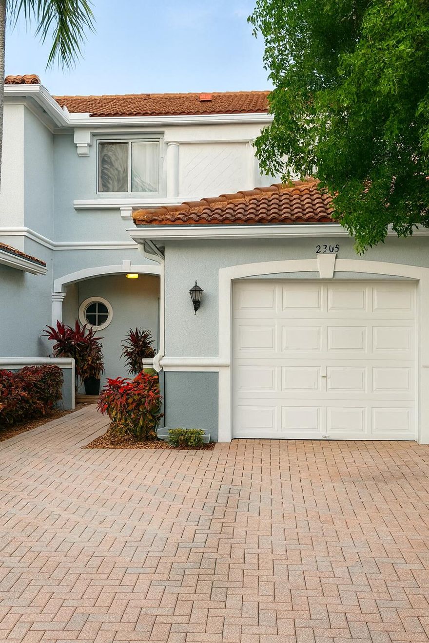 Welcome to refined, low‑maintenance living in the prestigious gated community of Thousand Oaks. This beautifully updated 3‑bedroom, 2.5‑bath townhome offers a bright, open layout designed for comfort, style, and everyday ease.
The main level features sleek tile flooring, while the stairs and second floor are finished with warm, modern laminate for a cohesive, elevated feel. The well‑appointed kitchen is complete with stainless steel appliances, ample cabinetry, a charming breakfast nook, and a NEW A/C system—bringing both comfort and peace of mind.
Upstairs, the spacious primary suite serves as a private retreat with dual vanities and a walk‑in shower, while two additional bedrooms provide ideal flexibility for guests, a home office, or hobbies. Step outside and enjoy tranquil garden views, perfect for morning coffee or evening relaxation.
Residents of Thousand Oaks enjoy resortstyle amenities, including a heated pool, fitness center, tennis and basketball courts, and a playground. Ideally located near beautiful beaches, shopping, dining, and everyday essentials, this moveinready home blends comfort, convenience, and an enviable lifestyle.
A mustsee opportunity in one of Riviera Beach's most desirable gated communities. Schedule your private showing today.