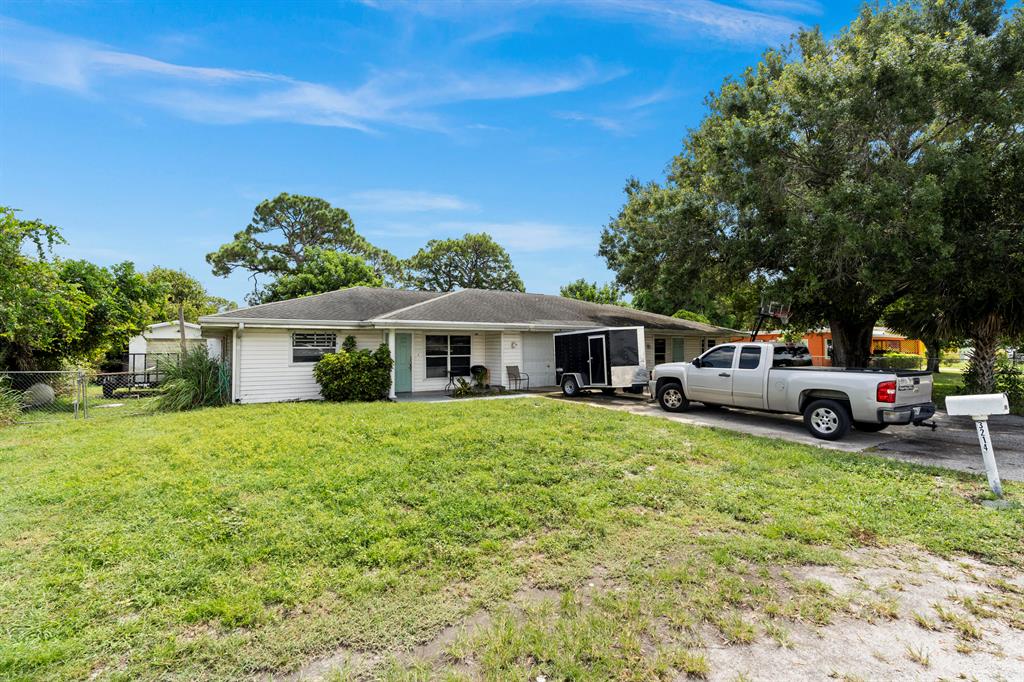 Great Opportunity to own an investment property! Duplex with one sided currently rented. This property offers two units each with 2 bedroom, 1 bathroom and 1 car garage and one unit has a pool! Additional bonus, the property has a Detached Garage also included in Sale.