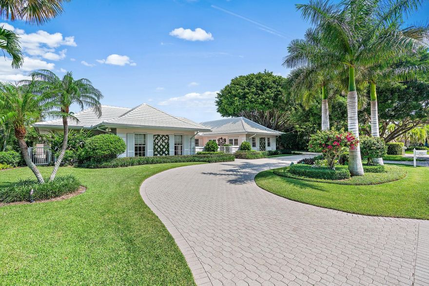 Beautiful Bermuda classic sits on just over half an acre on a quiet lane in Lost Tree Village. Sunny 3 bedroom 3 bath home offers large pool and deck, private pergola and lush gardens. All baths have been renovated with seamless glass shower enclosures, marble inlays and high-end faucets. Throughout, all rooms including bedrooms are extremely large with well-appointed closets. Complete impact windows and doors installed 2023. Home sewer has recently been converted to city hookup.