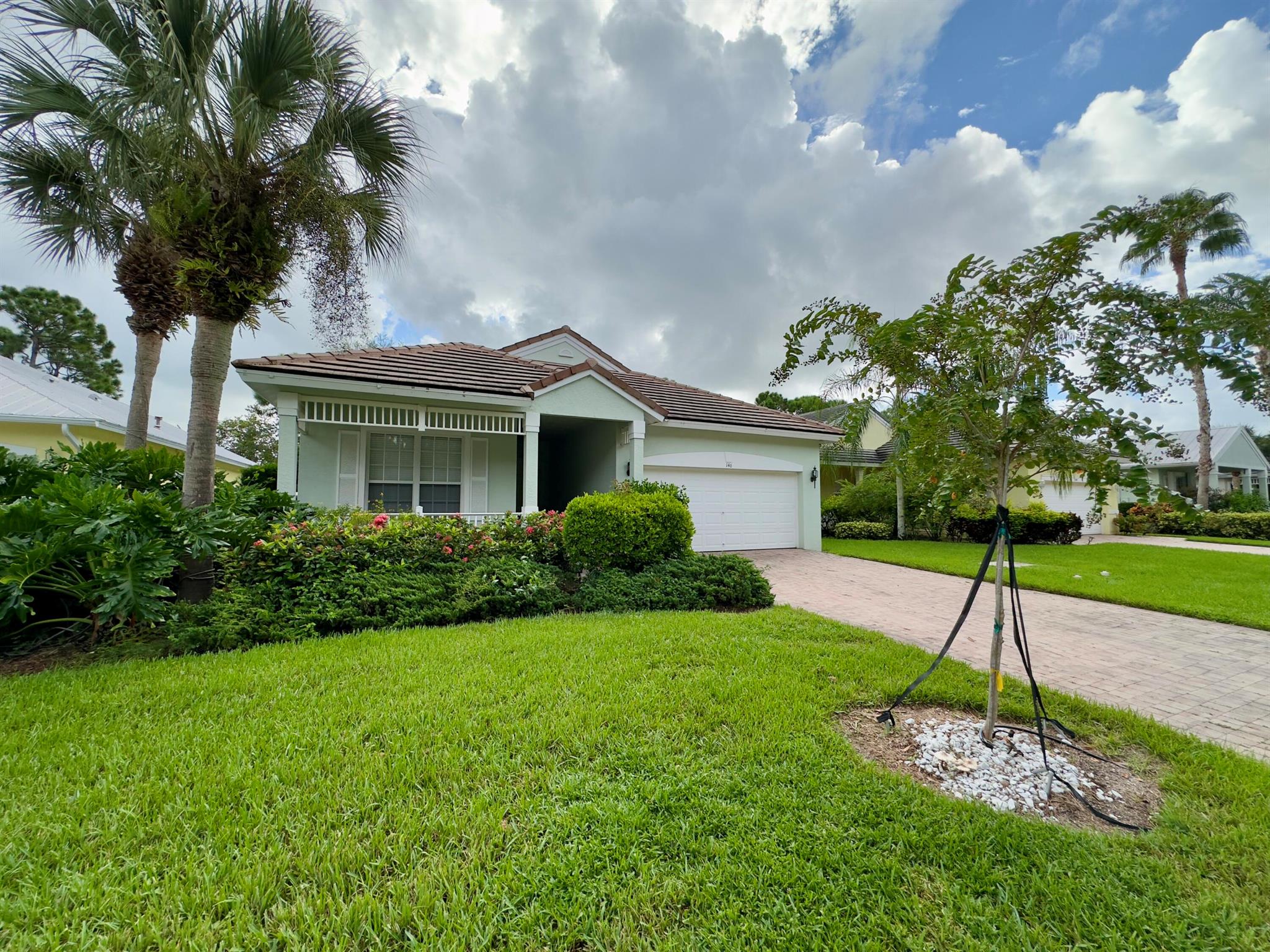 Great Price for this 3/2/2 adorable home located in Magnolia Lakes with preserve in front and back. Constructed with concrete block this home is well equiped including brand new carpet very large rooms, central vacuum, alarm,large lanai and much more The Spacious Master bedroom and bath boasts his and her walk in closets and sinks. The community consists of 472 homes and has a community clubhouse with pools, game room, meeting room, gym, billiard room, locker room, and property management office. Additionally, the community has 6 Har-Tru tennis and basketball courts. Centrally located in the heart of the master planned community of Saint Lucie West.