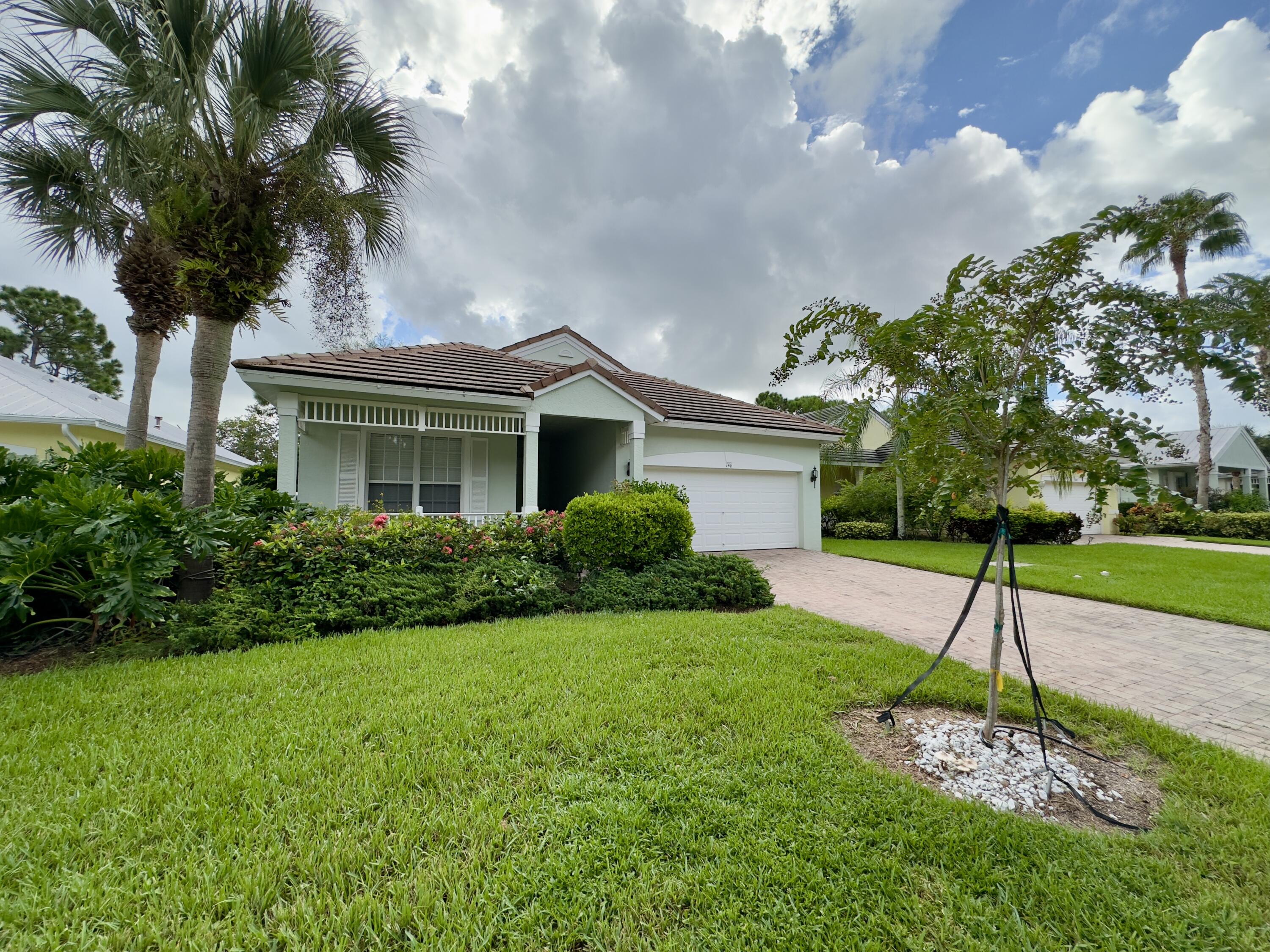 Great Price for this 3/2/2 adorable home located in Magnolia Lakes with preserve in front and back. Constructed with concrete block this home is well equiped including brand new carpet very large rooms, central vacuum, alarm,large lanai and much more The Spacious Master bedroom and bath boasts his and her walk in closets and sinks. The community consists of 472 homes and has a community clubhouse with pools, game room, meeting room, gym, billiard room, locker room, and property management office. Additionally, the community has 6 Har-Tru tennis and basketball courts. Centrally located in the heart of the master planned community of Saint Lucie West.