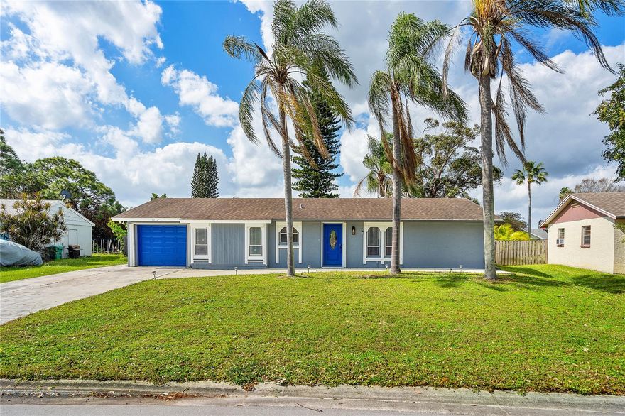 Beautiful 2 bedroom, 2 bath ranch style home features many updates and upgrades in recent years including remodeled kitchen and bathrooms, updated fixtures and ceramic floors. Spacious master bedroom with walk-in closet and private bath. Large, fenced backyard, screened in porch and tasteful landscaping.  All this and more in a great location.Rebuilt AC 2023New Paint Interior and Exterior 2023Popcorn Ceilings Removed 2023New Gutters 2023New Whole House Water Softener System Installed 2023