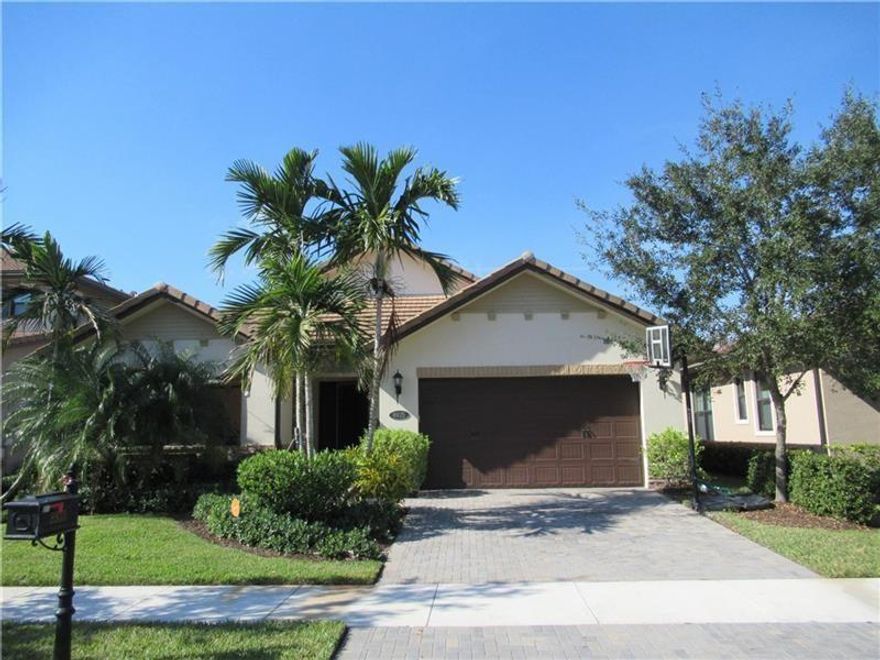 ABSOLUTELY GEORGES AND SPACIOUS 3+ DEN CAN USE AS A 4TH BEDROOM OR An OFFICE BUT NO CLOSET  2396 SQ FT AREA, MARBLE TILED FLOOR IN ALL LIVING AREAS, BEDROOMS ARE CARPETED, MASTER SUITE WITH SHOWER AND TUB, TWO WALK IN CLOSETS, TRAY CELING, SPLIT BEDROOM PLAN WITH JACK AND JILL BATHROOM. OPEN AND COVERED PATIO, ONE LEVEL HOME WITH TWO CAR ATTACHED GARAGE, COMMUNITY POOL, CLUB HOUSE WITH ALL AMENITIES, WALKING DISTANCE FROM THIS HOUSE, NO PETS PLEASE, PLEASE, READ BROKER REMARKS FOR SHOWING    LAWN SERVICE INCLUDED