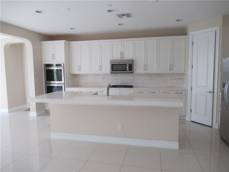 ABSOLUTELY GEORGES AND SPACIOUS 3+ DEN CAN USE AS A 4TH BEDROOM OR An OFFICE BUT NO CLOSET  2396 SQ FT AREA, MARBLE TILED FLOOR IN ALL LIVING AREAS, BEDROOMS ARE CARPETED, MASTER SUITE WITH SHOWER AND TUB, TWO WALK IN CLOSETS, TRAY CELING SPLIT BEDROOM PLAN WITH JACK AND JILL BATHROOM. OPEN AND COVERED PATIO, ONE LEVEL HOME WITH TWO CAR ATTACHED GARAGE, COMMUNITY POOL, CLUB HOUSE WITH ALL AMENITIES ,WALKING DISTANCE FROM THIS HOUSE ,NO PETS PLEASE, PLEASE READ BROKER REMARKS FOR SHOWING