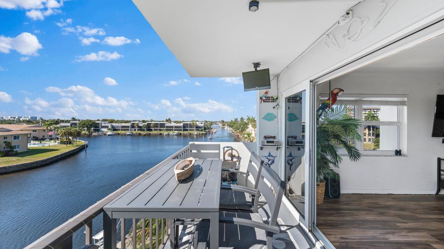 Welcome to 801 S Federal Highway #409, a beautifully updated and furnished 2-bedroom, 2-bathroom condo in the heart of Pompano Beach. This spacious unit offers an open living area filled with natural light and a modern kitchen with updated appliances and ample counter space. Enjoy your private balcony - perfect for relaxing while taking in the peaceful surroundings - and soak in the breathtaking waterfront views of the Intracoastal. Located just minutes from Pompano Beach's pristine shoreline, this condo provides easy access to the beach and local waterfront activities. The prime location on South Federal Highway offers close proximity to dining, shopping, and entertainment, with major roads for easy commuting. The building includes a swimming pool, fitness center, and secure access for added convenience and peace of mind. Available for rent from May 1st, 2025, through December 31st, 2025, this unit includes assigned parking and only requires you to bring your clothes and toothbrush, making it perfect for an extended getaway or short-term residence. Reach out today to schedule a private showing!