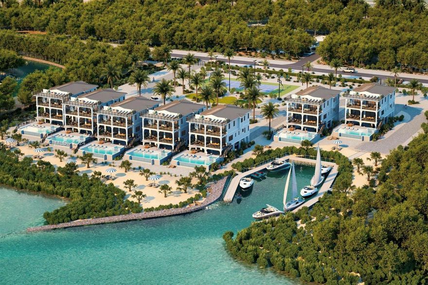 Introducing Seven Palms Cove, a one-of-a-kind new construction community that redefines luxury island living. With only seven exclusive residences available--each starting at $4 million--this private enclave offers a rare opportunity to own a slice of paradise just minutes from the heart of Key West.Each state-of-the-art home spans over 4,000 square feet and features 5 spacious bedrooms, 5.5 elegantly designed bathrooms, open balconies, and your own private rooftop terrace with sweeping water views. Built with impact glass throughout and outfitted with top-of-the-line appliances and finishes, these homes offer modern sophistication at every turn. Step outside to your own sparkling infinity-edge pool positioned right on the water,