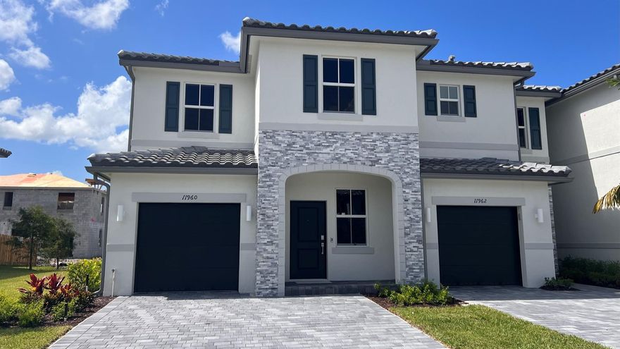 GORGEOUS! Brand NEW 3 bed, 3 bath townhome in the desirable GATED community of Windsor Square in Coral Springs. Modern and spacious home with a private, fenced backyard. Impact windows. Laundry with full size washer/dryer on second floor. Tile on first floor and carpet on stairs/2nd floor. Primary suite boasts his/her walk-in closets. One car garage/two cars fit in driveway. Great school district. Located close to shopping, dining and highways. Community Amenities include: Swimming pool, Cabana, Tot Lot, Walking trails and beautifully landscaped.