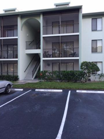 Equal Housing Opportunity. Spacious and bright 2 bedroom, 2 bath condo with screened balcony on 3rd floor (no elevator). Laminate flooring throughout. Kitchen has wooden cabinets, granite counters, stainless steel appliances. The living room and dining area boasts high ceilings with a skylight. Master bedroomhas private bath with walk in shower and walk in closet. One pet up to 25 pounds allowed., no aggressive breeds. Water and basic cable included by Association. No minimum credit score requirement, but landlord will review overall credit report and may decline based on what is on the report.
