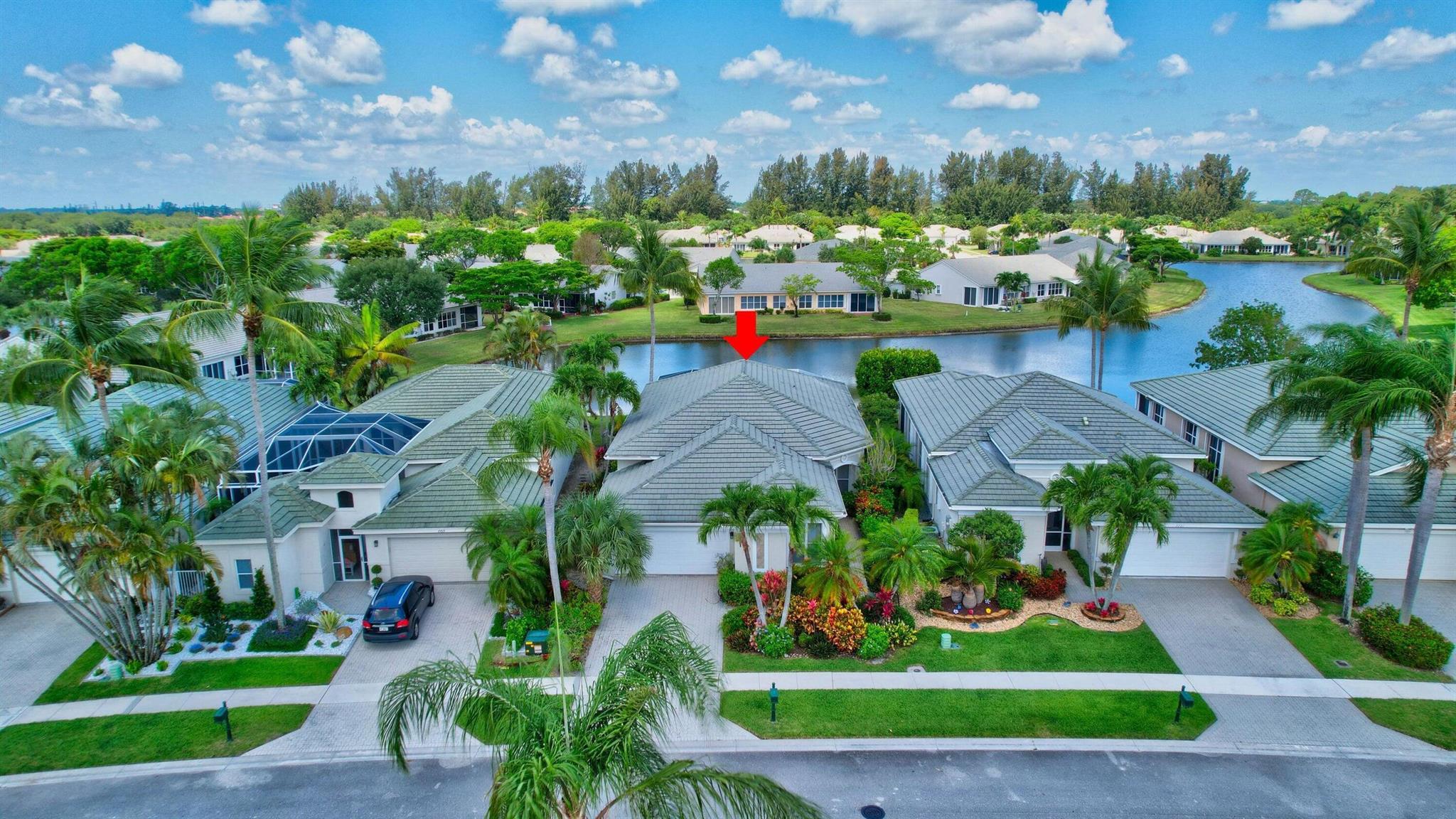 This lovely 3 bedroom, 2.5 Bath home on a lake with a screened swimming pool that also has the lake view. Rarely available. GREAT floor plan. Primary bedroom and 2nd bedroon have bathroom in bedroom. In manned gated community Has all the essentials you will need. Clean, nicely furnished, and private which includes Social CC membership in Aberdeen Country Club . A wonderful way to spend the winter months. Enjoy the wonderful lifestyle of the well known sought out Aberdeen Country Club. Four month minimum rental. Won't last long! No pets.