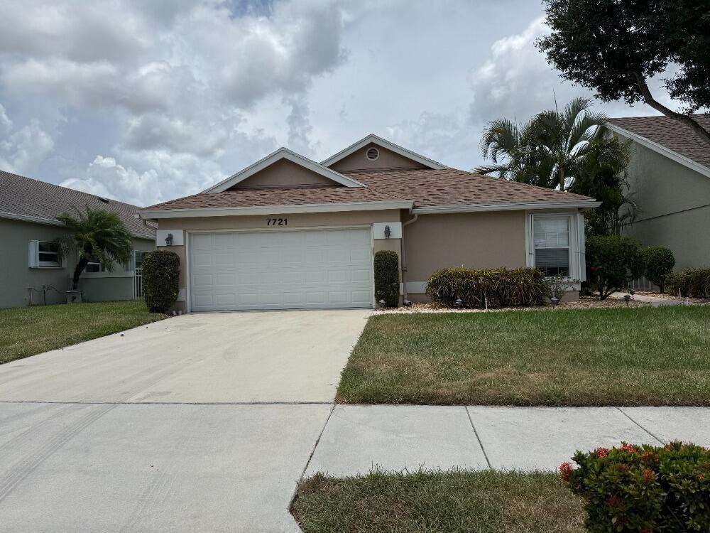 Welcome to your new home in beautiful Delray Beach. The sought-after 55 + community. This 3-bedroom, 2 bath home boasts a highly functional layout and solid updates that pave the way for your personalized touch and comfort. Just painted throughout the home. Brand new flooring, new water heater, new air conditioning. Sit on the large screened in porch and have your morning coffee. while staring at the lake in your back yard. Schedule your showing now