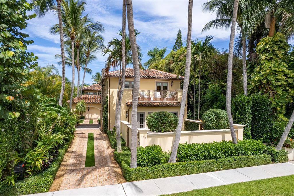 Beautifully updated and meticulously maintained 1925 Mediterranean cottage on one the coveted Sea Streets in Midtown Palm Beach. The main house has two bedrooms with ensuite bathrooms, and the guest cottage also has two bedrooms with ensuite full baths. A one-car garage completes the first floor of the guest house and has the special feature of two remote operated garage doors with easy access/egress to the alley between Seabreeze and Clarke Avenues. The exclusive cottage includes an open floor plan with newly renovated bathrooms, high ceilings, a bright sunroom, hardwood flooring, impact windows and new hurricane doors. All the hurricane doors and upstairs windows of the guest cottage are also new. The finished patio with tropical landscaping is an oasis in midtown with the upstairs