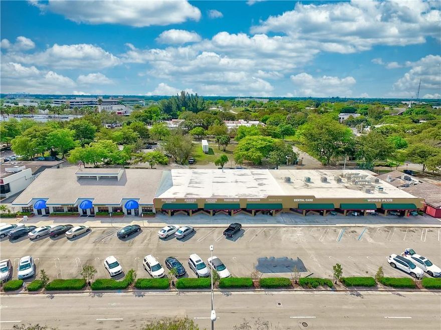 This 26,115 SF, 18 bay center offers an annual NOI of $379,155 that equals an 8% cap rate at list price. Located in downtown Coral Springs blocks from the new Cornerstone Plaza development in an area that has a high occupancy rate and long-term stable tenants.  Fantastic exposure with 39,000 daily traffic count keeps businesses thriving.  Three adjoining parcels comprise 9830-9880 W Sample Road. Two buildings have new Carlisle roofs completed in 2020 cost in excess of $320,000 with 20 Year warranty. Abundant parking with 50 city spaces in front and 89 private spaces in rear (2 parking lots included in sale). Please don’t disturb businesses – call for details.
