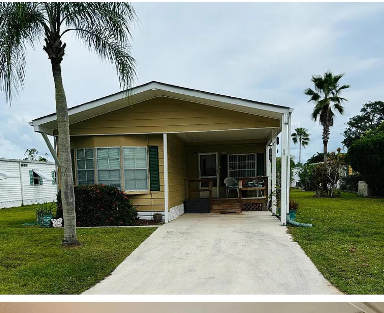 Step into this spacious mobile home located in Spanish Lakes Golf Village, an active over 55+ community offering a wealth of amenities. This well maintained 2-bedroom 2-bathroom features a beautifully renovated kitchen with sleek granite counter tops and stunning soft-close cabinets. This open layout provides plenty of space to create your ideal living environment. Enjoy serene moments on the back deck. Situated on a quiet dead-end street, this home promises both tranquility and convenience. Don't miss the chance to make this charming property your own.