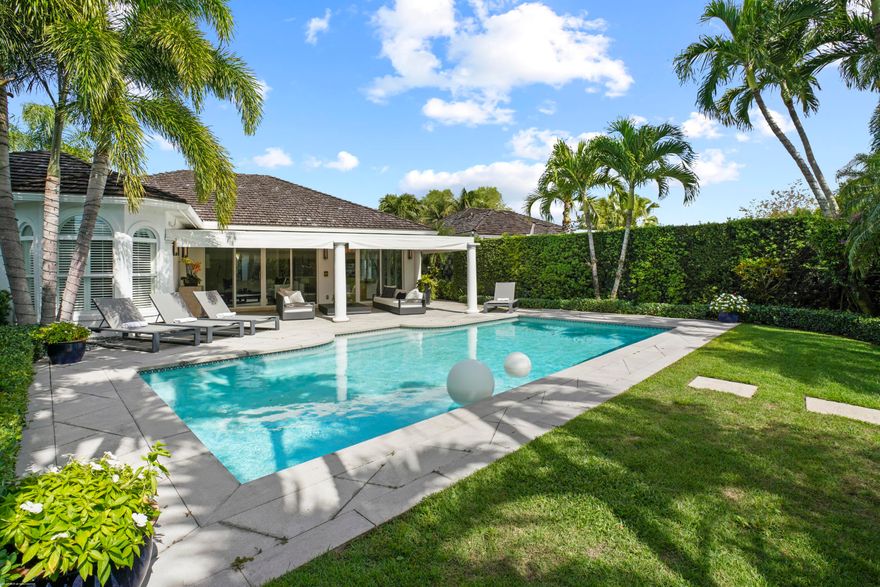 Beautifully updated single-family home on Muir Circle featuring 3 bedrooms and 2.5 baths, a chic interior, and a modern kitchen. Enjoy a private pool with stunning westerly sunset views, ideal for relaxed evenings and entertainment. Complete with a two-car garage, this residence is a rare find within the man-gated community of Palm Beach Polo & Country Club, offering access to the Dunes Preserve with scenic walking trails and a 5.5-mile biking path, along with premier amenities including tennis, pickleball, and a fitness center. Ideally located with easy access to all equestrian venues and the best of Wellington's dining, shopping, and seasonal events.