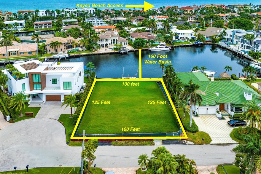 Welcome to 4211 Intracoastal Drive, an exceptional waterfront opportunity within the coveted Bel Lido enclave of Highland Beach. The owner is currently constructing a brand-new seawall, providing valuable peace of mind and long-term structural integrity.Set on an expansive 100' x 125' lot, this property offers sweeping water basin views and a rare 160' wide canal--ideal for yacht and boating enthusiasts. Included in the offering are fully designed plans for a 7,200 SF contemporary residence, with the ability to expand the design to three stories.This remarkable parcel presents a seamless path to creating a world-class coastal estate, where panoramic water views, unmatched privacy, and luxurious coastal living converge.Discover the potential to build your dream waterfront retreat at