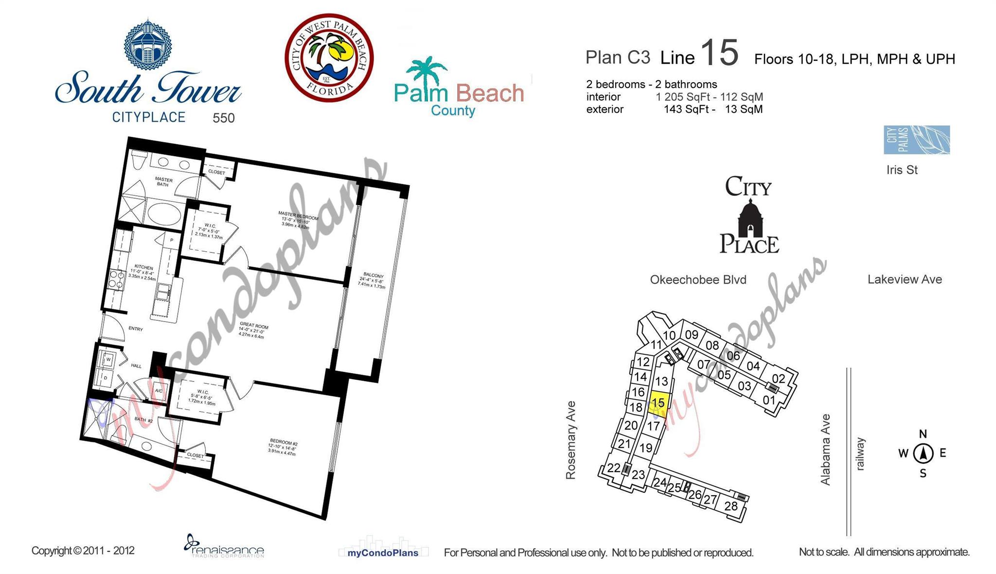 CITYPLACE SOUTH TOWER CON - Residential