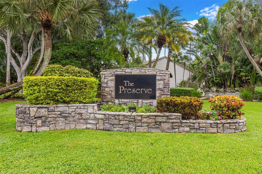 Tranquil and scenic, The Preserve of Woodside Estates, exhibits this nicely appointed, single-story home with a sizeable and shady, private backyard. The pristine gated community with low HOA dues is ideally located in the heart of Coral Springs and surrounded by a variety of shops and restaurants, excellent schools, and just minutes from the Turnpike and Sawgrass. A warm and inviting home featuring a spacious living area, tiled floors, updated kitchen, all impact windows and doors, ADT security, Smart Home thermostat and entry control, 4 years new front loading washer and dryer, A/C 2023, roof 2009. Just add your personal touch to make this home your own!