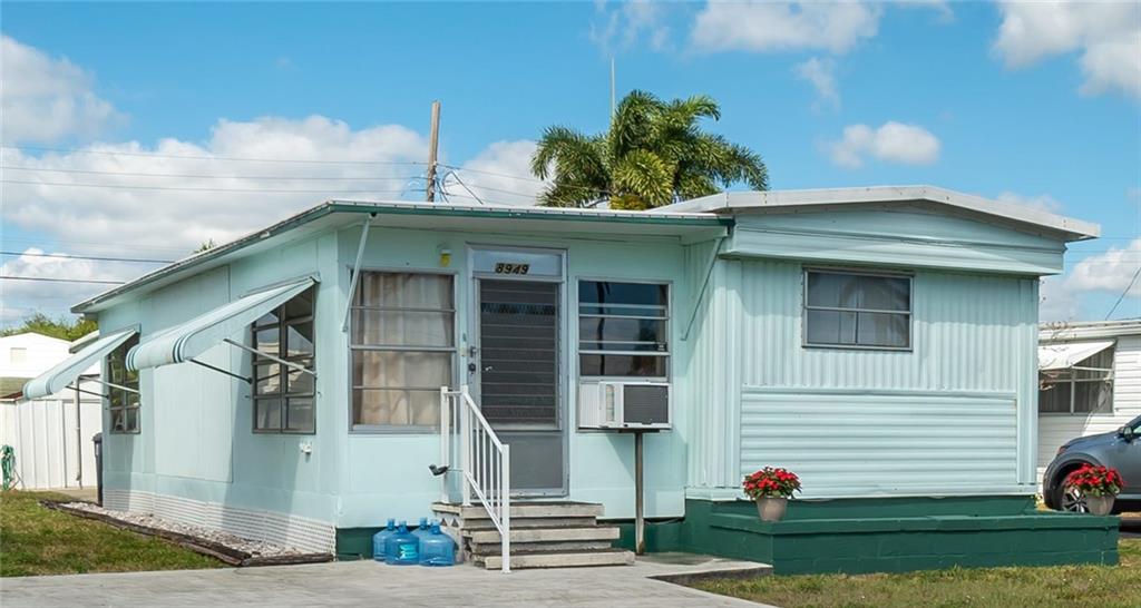 Welcome to Pine Grove Village, a charming and affordable 55+ community for manufactured homes! This 2 bed 2 bath, 1040 SqFt, fully furnished home sits on about a 1/10 of an acre. You OWN the land, so no space rent, just HOA dues, which are $950 p/YEAR (which is less than $80 p/month and it includes water)! This unit has a private washer and dryer located just outside, which resides inside of a spacious storage shed (so you'll have extra space to store your things)! The A/C was replaced last year, the Fridge 2 yrs ago, and the Roof in 2010. Water Heater is original, as far as they know. The length of the unit is South facing, so plenty of light! OK to lease after 3 years. All residents must be 55+, no exceptions. Community has a Clubhouse, Bocci, Billiards, and a Social Club!