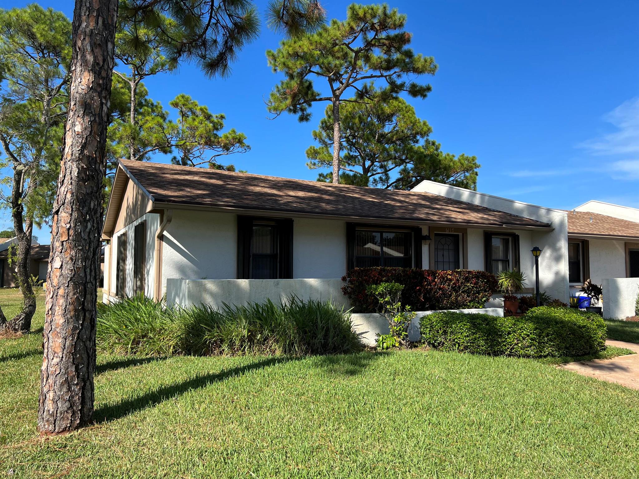 Discover the perfect blend of comfort, style, and community in this beautiful remodeled villa, nestled in a vibrant 55+ neighborhood and within walking distance of your favorite food restaurants, supermarkets and coffeeshops. Step into a bright, open space featuring a modern kitchen with updated appliances, elegant new flooring, and recently replaced roof for added peace of mind. This unit has a den/office space with a window and closet, that can be easily converted into a 3rd bedroom. Whether you are looking to relax, entertain, or enjoy the benefits of a low-maintenance lifestyle, this home has it all. Don't miss your chance to live in a place that feels like a retreat-schedule your showing today!