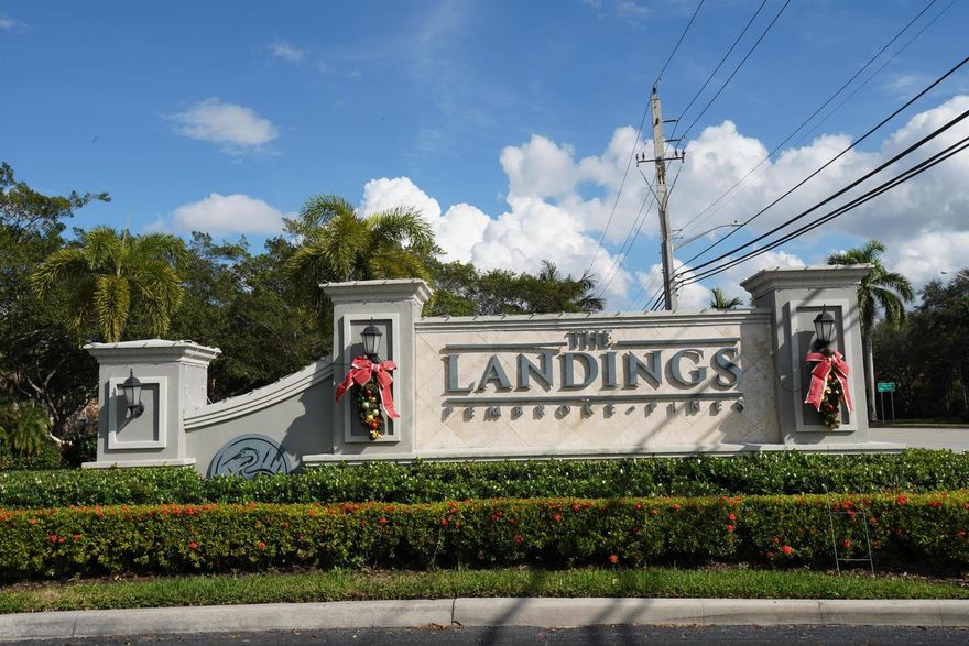 Located within the gated community of The Landings at Pembroke Pines, in the desirable subdivision of Genesis, this well-maintained single-family home offers three bedrooms, two and a half baths, and a functional layout designed for comfortable everyday living. The home features a private, fully fenced backyard with eight-foot fencing, two side gates for convenient east and west access, a two-car driveway, and a two-car garage--providing both privacy and practicality.Inside, the open kitchen serves as the heart of the home, complete with Samsung stainless steel appliances, a double sink, and a breakfast bar that flows seamlessly into a warm and inviting family room overlooking the backyard.