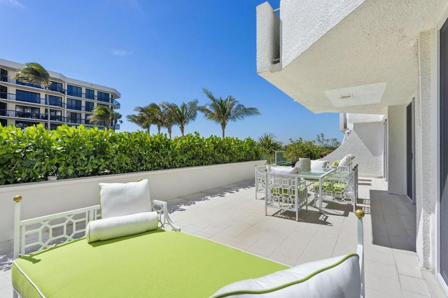 Stunning fully renovated Palm Beach residence with the feel of a private estate. This bright sunny south‑facing 2BR/2BA with den home features a huge walk‑out lanai with direct access to the brand‑new 5‑star infinity edge pool, spa, and private beach path—all just outside your living room. Residence 2773 has undergone a total high‑end transformation, including new landscaping, built‑in BBQ with beverage fridge, and waterfall quartzite counters perfect for entertaining. 5‑star resort‑style amenities include a brand‑new lobby, full‑time 24‑hour concierge/doorman, a newly designed social room with luxe finishes, billiards and theatre area, full service kitchen, fully equipped gym, new locker rooms, and his & hers saunas. The property is further enhanced by elegant landscape lighting and an upscale paver parking lot. All SIRS/Milestone reports completed and all assessments paid by seller. Exceptional Palm Beach location across from the Four Seasons, near the renowned oceanfront Par 3 Golf Course, and minutes to world class shopping and dining on Worth Avenue. Move in ready to experience the quintessential Palm Beach luxury lifestyle, thoughtfully crafted for those who expect more.