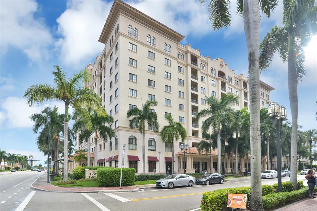 1/1 TURN KEY CONDO AT SOUGHT AFTER BOCA GRAND BUILDING. CONTEMPORARY DECOR, CHERRY KITCHEN CABINETS, GRANITE COUNTERS AND LAMINATED WOOD FLOORS THROUGHOUT. LOCATED IN THE HEART OF TRENDY DOWNTOWN BOCA, WALKING DISTANCE TO UPSCALE SHOPS, ROYAL PALM PLAZA AND MIZNER PARK. LUXURY RESORT AMENITIES INCLUDE VALET PARKING, COMMUNITY POOL, HOT TUB, STATE OF THE ART FITNESS CENTER, AND FULLY EQUIPPED SOCIAL ROOMS.