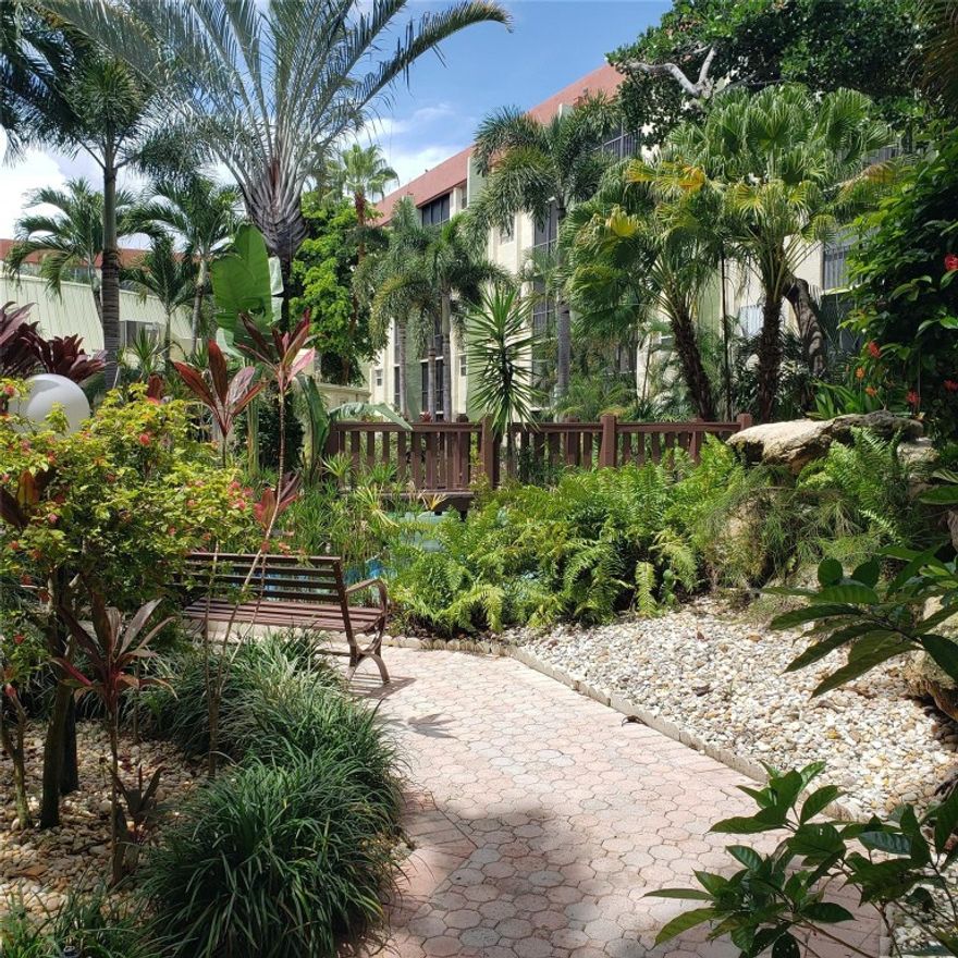 GREAT EAST SIDE LOCATION walking distance to the BEACH Don’t miss seeing this 2/2 unit with a TROPICAL WATER GARDEN VIEW.  ALL IMPACT WINDOWS AND SGD, decorator PLANTATION SHUTTERS, renovated kitchen, NEW CABINETS & GRANITE COUNTERS, LAMINATE and TILE FLOORING, CROWN MOLDING, a TANKLESS HWH, and a NEW ELECTRICAL PANEL, are just a few of the features you’ll enjoy. This unit is being offered either partially furnished or unfurnished. ENJOY the tranquil trail over bridges passed the waterfalls, to the RESORT STYLE TEMPERATURE CONTROLLED POOL there for your year-round enjoyment. Amenities include SAUNA, JACUZZI, GYM, CLUB FACILITY, and BBQ AREA. BASIC CABLE/INTERNET SVC. and WATER included with your LOW MAINTENANCE FEE. Min. Credit Score 700. No Rentals first 2 years, interview required. UNIT BEING OFFERED PARTIALLY FURNISHED OR UNFURNISHED. LOOKING FOR A GOOD VACATION HOME JUST A LITTLE OVER MILE TO BEAUTIFUL LAUDERDALE BY THE SEA