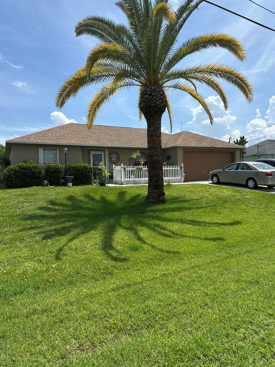 Torino Parkway CBS Pool home with a storage shed. Don't miss this 3 bed, 2 bath, 2 car garage with screened in pool under $410,000. Split bedrooms, laminate flooring, 2021 Roof, A/C is about 6 years old, accordion shutters. Owners are downsizing and this home is ready for a new owner. All sizes, information is approximate, buyer is responsible to verify all.