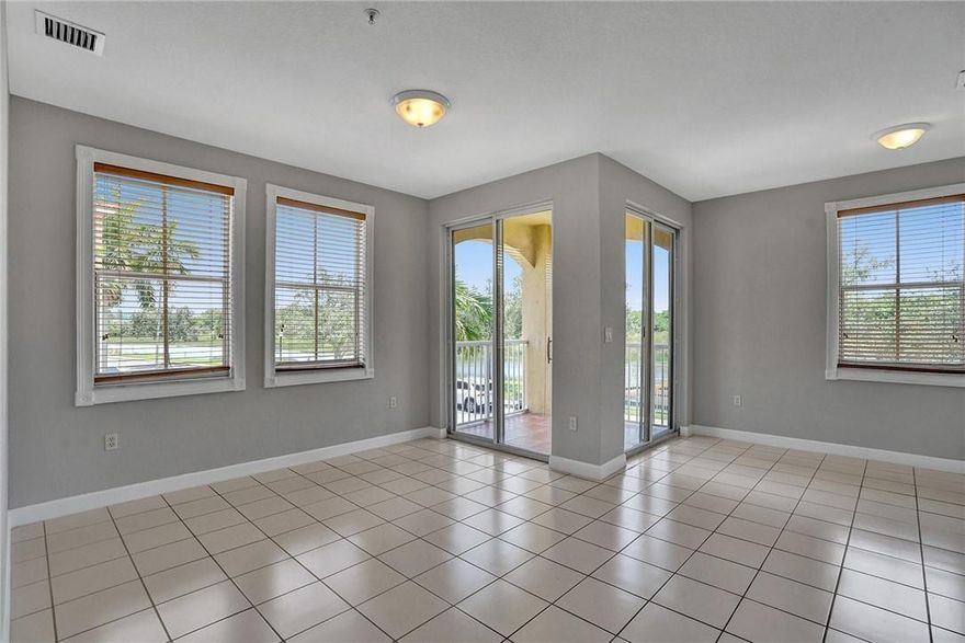 A secure, relaxing lifestyle awaits you in this large waterfront 3/2.5 townhome in the sought-after Courtyards at Nautica, a beautifully maintained gated community in Miramar. New or newer EVERYTHING: newer stainless kitchen appliances (double oven), renewed kitchen and bathroom cabinets with new countertops, newer washer and dryer, and brand-new paint throughout! Truly move in ready with low-maintenance tile and wood-laminate floors throughout! Impact Windows on third floor and Shutters on second floor. Two assigned parking places, plus guest parking. Enjoy views of the water and a playground from your balcony, and the amenities of this beautifully maintained community! Come and see!