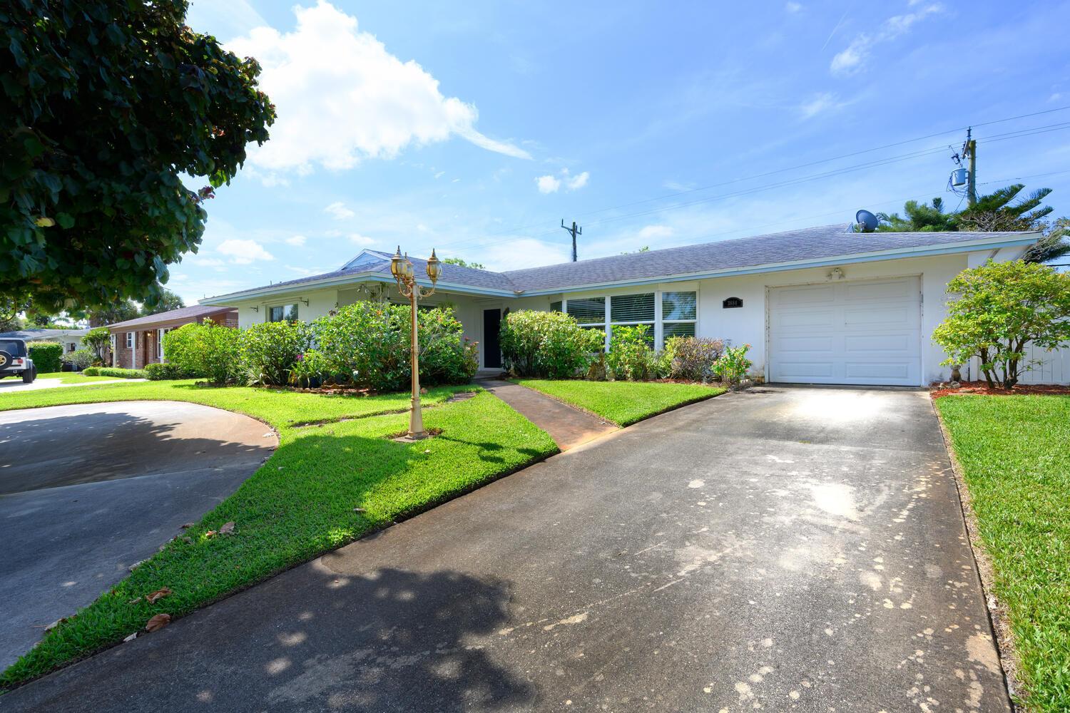 Welcome to 3884 Lighthouse Drive in Palm Beach Gardens, FL! This charming 3-bedroom, 2-bathroom pool home offers relaxed living with no HOA restrictions. With 1,530 sq ft of space on an 8,250 sq ft lot, you'll enjoy impact glass windows, a fenced-in yard, and a private pool. Plus, the 1-car garage adds convenience. Nestled in a friendly neighborhood near parks, this home is ready for you to make your own. Reach out today for more info and a tour!