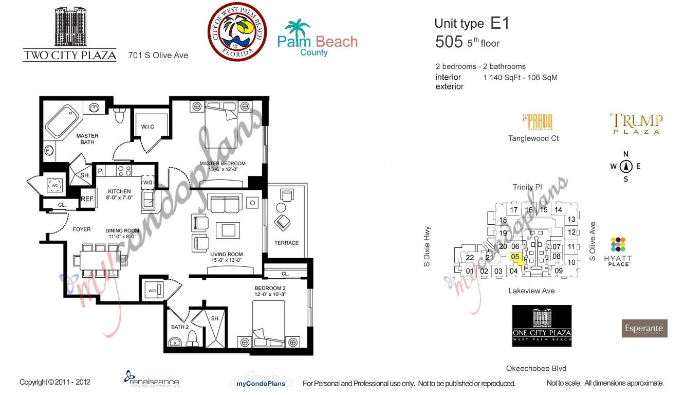 TWO CITY PLAZA CONDO - Residential Lease