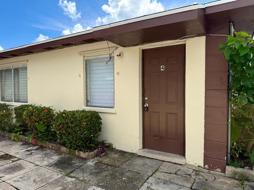 Discover this nice, clean studio apartment conveniently located just minutes from Downtown West Palm Beach. This well-maintained unit offers a comfortable and affordable living space close to everything -- including restaurants, shopping, beaches, and major highways.Enjoy a bright and efficient layout, easy maintenance, and a quiet setting perfect for those seeking convenience and simplicity.Rent: $1,000/monthSecurity Deposit: $1,000No pets permittedPrime location near downtown,