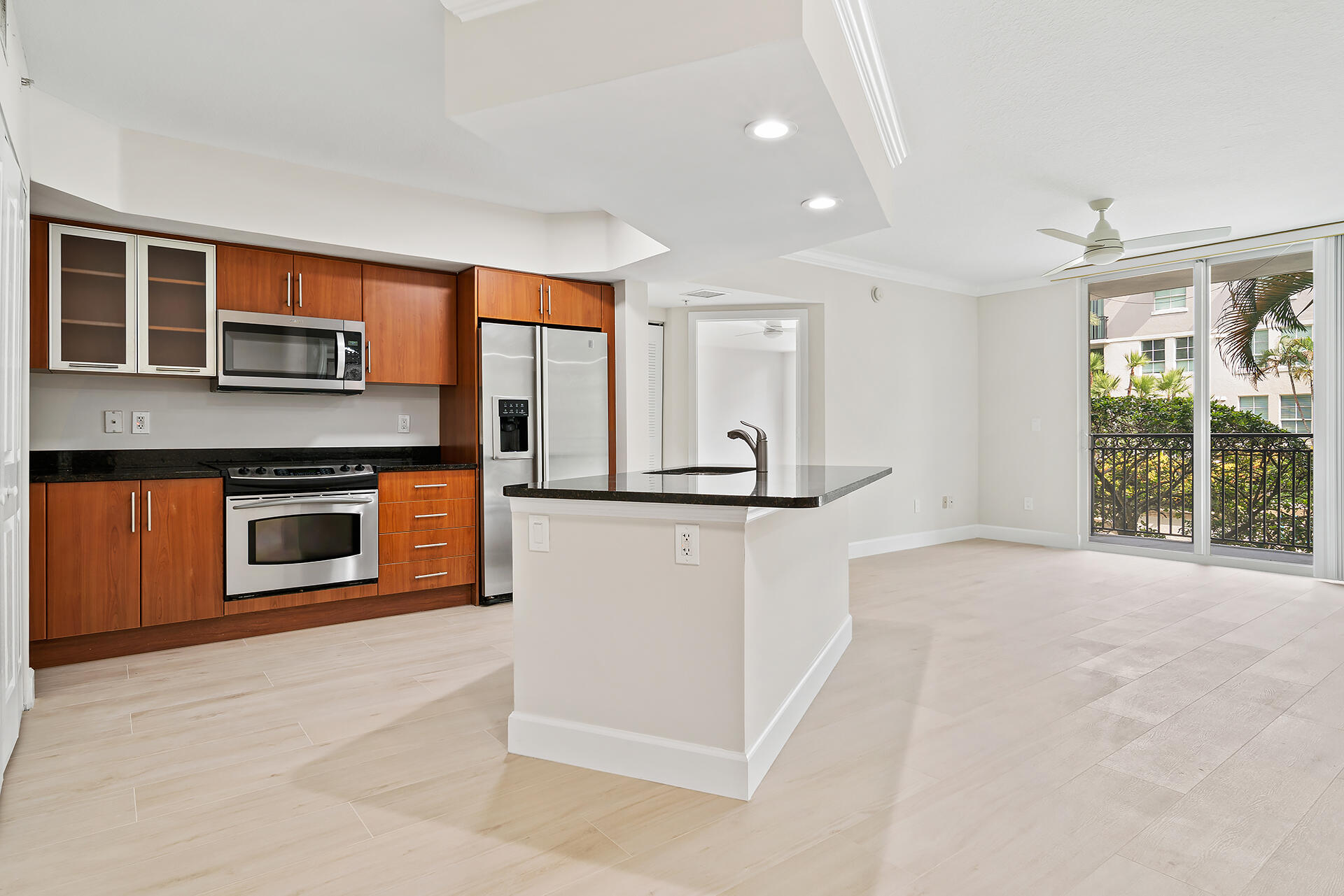 Luxury living in the vibrant heart of Downtown West Palm Beach! This beautifully maintained 2-bedroom, 2-bathroom condo is located in the sought-after Prado Condominium, just steps from the Intracoastal, Clematis St, The Square, and the Brightline station.Featuring a spacious split-bedroom layout, this residence offers the perfect blend of comfort and privacy. Enjoy high ceilings, open-concept living, and a private balcony ideal for morning coffee or evening relaxation. Building amenities include a resort-style pool, hot tub, fitness center, 24-hour concierge, and secure garage par