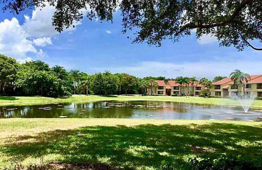 This 2/2 apartment is on ground level and it feels like a home with it's beautiful lake and garden view. It has been all renovated. Perfect for first time home buyer or investors. No rental restrictions and very well located. Motivated Seller!! Send your offers!!