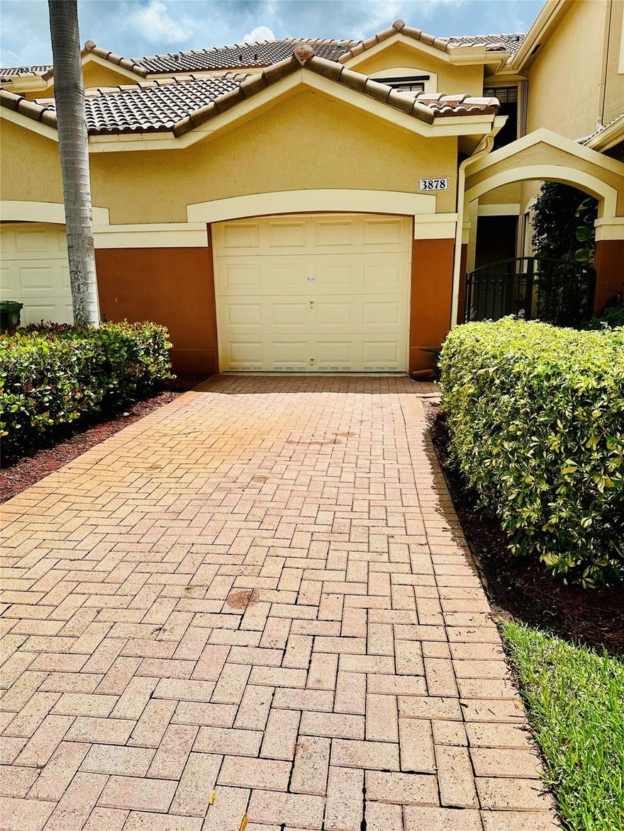 Are you looking for location, Location, great home in heart of Weston. Walking distance to Cypress Bay High School, Falcon Cove Middle School & the library. Spacious 2 bedroom, 2.5 bath townhome features a private patio and open living spaces. The Kitchen has quartz countertops, tall European cabinetry and stainless-steel appliances. All porcelain floors downstairs and laminate upstairs. Well maintained family-friendly community with pool, playground, and parks. Enjoy top-tier lifestyle, comfort, and convenience in one of South Florida’s most desirable cities.  Don’t miss out—this is the one you’ve been waiting for! 3 redone baths, large base boards, new door handles & light fixtures, Newer AC brand new microwave. $192 Monthly HOA dues (PAID Quarterly $575) CLEAN AND MOVE IN READY.