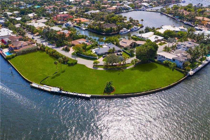 Lot 10 of this 3 parcel Estate is serenely & desirably located in the heart of guard-gate secured Harbor Beach (with private Beach Club)! Offering 130 ft of prime intracoastal waterfrontage & one of Fort Lauderdale's finest wide open views. Presenting a unique opportunity to develop this 13,274 sf+/- parcel alone or acquire entire assemblage totalling 390 ft waterfrontage with depths ranging from 8 to 11 ft+/- Visit this incredible property to appreciate the true scope of rarity & value of real estate that cannot be duplicated!