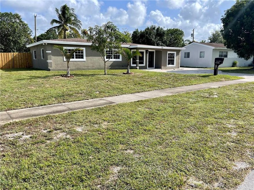 Enjoy this Large 4 bedroom  3 full bathroom home that sits on one of the largest lots in the neighborhood. Laundry room / Utility room, tile throughout living areas, kitchen with island, granite countertops and stainless steel appliances. This home has Brand new plumbing throughout the house done with all permits, and an extra den that can be made into a home office. This home checks all the boxes in Size, bedroom, and great for entertaining guests.