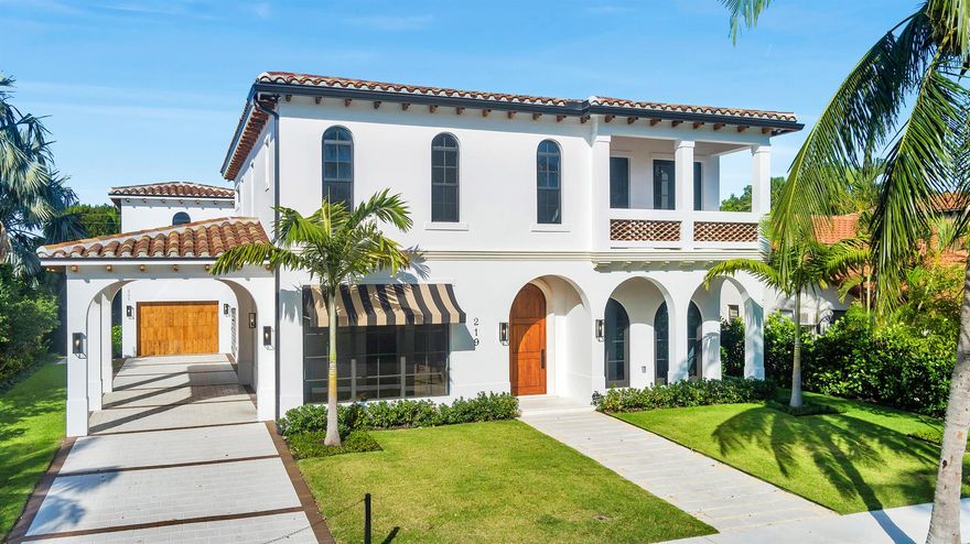 8625 SF Lot | Heart of El Cid 4 Bedroom,4.5 Bathroom Main House 1 Bedroom, 1 full Bathroom, Cottage | One Car Garage | Port-Cochere | Pool; Walnut Wood Floors, Vanbert Kitchen (Solid Oak Custom Cabinets), Wolf Appliances (Sub-zero, Wolf, Cove) Dornbracht Master Bath (Fluted Walnut Cabinets), Exquisite Finishes throughout, Elevator, Custom live wall with copper scuppers, outdoor shower (Stained Cedar) and more...