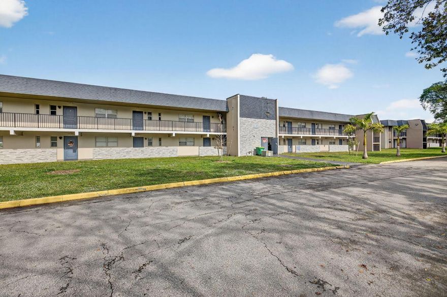 Excellent investment opportunity or perfect place to call home! This well-maintained 1-bed/1-bath condo offers strong rental demand and steady cash-flow potential, while also providing a comfortable living space with a bright layout, large bedroom, walk-in closet, and screened balcony. The community features a pool, clubhouse, and laundry facilities. Centrally located near shopping, dining, major highways, and public transit. No age restriction and can be rented immediately—ideal for investors or anyone seeking affordable, convenient living in Tamarac.