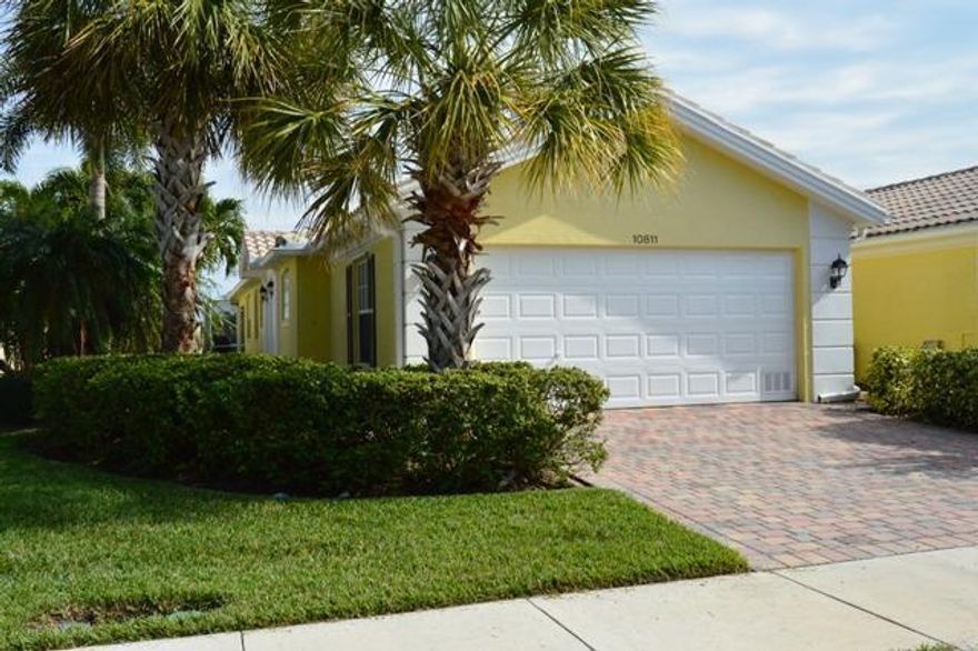 AWARD WINNING DIVOSTA CAPRI III WITH TILED FAMILY ROOM AND WALL UNIT ON THE PRESERVE IN SOUGHT AFTER TRADITION. MANY UPGRADES, PLANTATION SHUTTERS, SCREENED IN POOL. LIVE THE RESORT LIFESTYLE. LOCATED NEAR THE CLUBHOUSE W/POOL/TENNIS & FITNESS CENTER. Located in the heart of Tradition in walking distance to shops and restaurants. 24 hour guard gated community, two community pools, fitness, tennis and more. HOA fees includes cable, lawn care, maintenance-exterior.