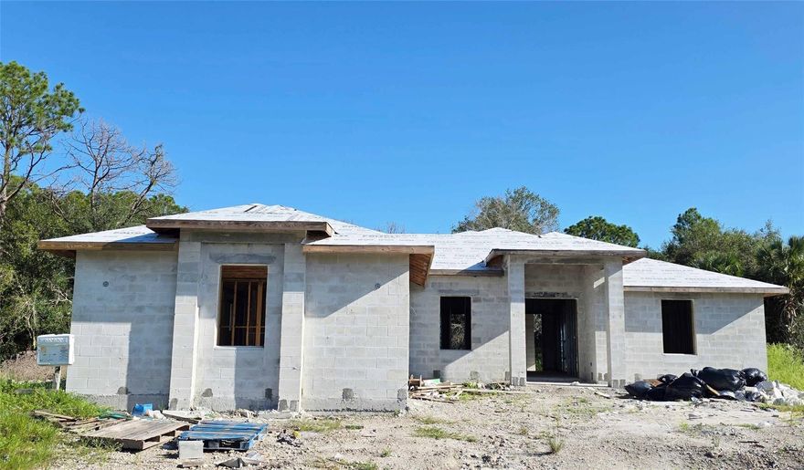 NCREDIBLE OPPORTUNITY TO BUY THIS NEW HOUSE IN Montura Ranch. This home is situated on BEAUTIFUL lot (1.25 acres), with the BEST of living in a rural setting. The GREAT ROOM floor plan features three BEDROOMS, 1 den and  two BATHROOMS, dining room. The master bedroom contains a spacious and modern bathroom, with doble Sink and Walking Closets. The design of this house is modern, with large impact windows that illuminate the spaces. Floors, cabinets, countertops, all contemporary. The spacious exterior is a perfect entertaining space for family and friends offering endless opportunities to create and have fun. NO HOA. HOME IS EXPECTED TO BE COMPLETED BY December