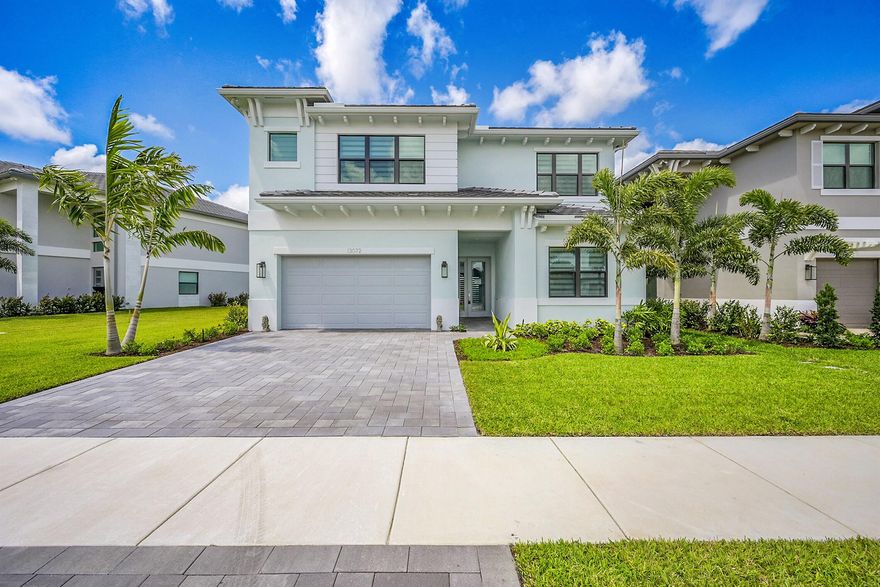 This two-story Pegasus floor plan offers 4 bedrooms (primary bedroom on the 1st floor), 4 full bathrooms, PLUS a loft, a 2-car garage and a private pool. All bathrooms equipped with walk in showers. Absolutely stunning finishes including upgraded kitchen cabinets with built in pantry, double trash rollout and waterfall island countertop, beautiful zebra roller shades for all windows, two bedrooms on second floor. Fully fenced in backyard.